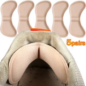 Accessori per parti di scarpe Accessori 5 paia Solesle tallone per le scarpe sportive Haigh Inserts Pain Sollieve Antiwear Cushion Cushing Pad Pads Adesive Sponge Spole 230823