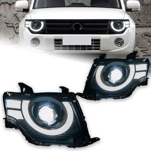 Auto Parts Headlights For PAJERO V93 Headlight V97 20 06-20 21 Montero V87 V95 Dynamic Signal Animation Lights