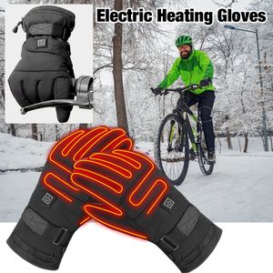 Five Fingers Gloves Heated 37V Rechargeable Battery Powered Electric Hand Warmer For Hunting Fishing Skiing Cycling 230823