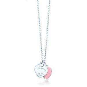 Designer Necklaces Hard Jewelry Necklace Chain Chains Link Design Heart Pendant Love Pendants Women Womens Stainless Steel Valentine's Day Christmas Gift