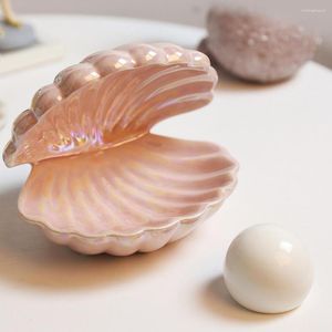 Nachtleuchte leichte Keramikschale Perle Lampe Schlafzimmer Dekoration Home Nachts Mädchen Geschenk