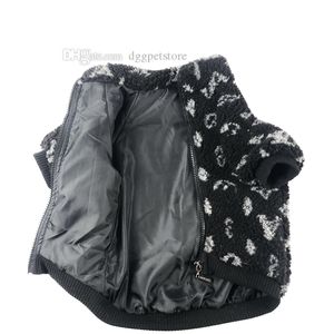 Abbigliamento per cani per cani designer Abbigliamento per cani invernale con motivo classico a lettera calda berber pile di pile cappotti cucciolo cucciolo abbigliamento per cucciolo per clima per la cima