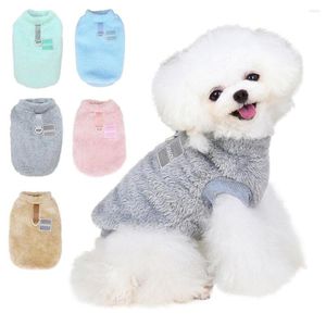 Dog Apparel Winter Pet Cotton Vest For Small Dogs Cats Warm Sweater With Traction Rope Buckle Soft Comfortable Home Outdoor Gift S-2XL