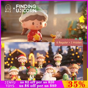 Blind Box Original Zzoton Christmas Dream For You Series Blind Box Cute Anime Action Figure Designer Doll Kid Surprischesa Year Gift Toys 230817