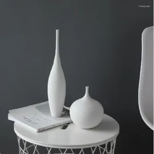 Wazony jingdezhen nowoczesne minimalistyczne ręcznie robione sztuka zen wazon ceramiczne ozdoby salonowe dekoracja domu