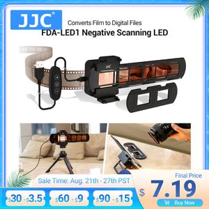 Suportes de flash JJC Negativos Scanning LED Light Light 35mm Scanner com tiras Slides Holder P O Digital Copier 230823