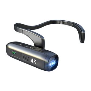 Hava Durumu Kameraları Kafa Monte Kamera Giyilebilir 4K 30fps WiFi Video Kamera Webcam 120wide Açı Uygulama Vlog Kayıt 230823