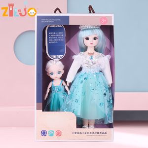 Lalki dla dziewcząt 16 112 BJD Zestaw MultiJoint 3D Big Eyes Princess Ubierz piękne zabawki dla dzieci urodziny