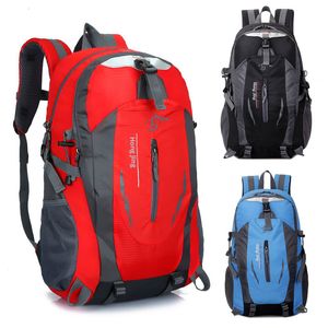 Mochilas de viagem à prova d'água de Nylon Backpacks de Nylon escalando Backpack Sport Outdoor Bag Women 40L 230823