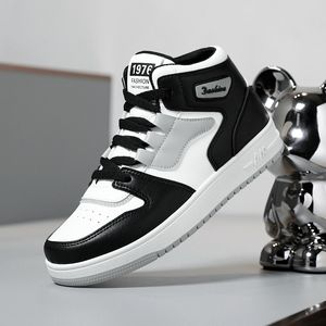 Кроссовки Kid Casual Shoe Unisex Brand Fashion Children Girls Sneakers High Top Leather Boys Casual School Shoes Teenage Trainers 230823