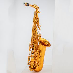 2023 Made in Japan Soprano Saxofone WO37 Chave de ouro prateada com case Sax Soprano Bocalista Ligature Reeds pescoço
