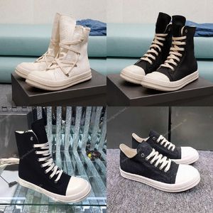 Dupe Designer Boots Canvas High Top Shoes Platform Boot Men Mens Shoe Shoe Black Lace Up Booties Box