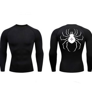 Мужские футболки аниме охотник x Hunter Compression Tshirts Phantom Troupe Spider Print Long Slee