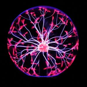 Magic Plasma Ball Night Light Kid Room Party Decoration Electrostatic Sphere Light Gift Lightning Crystal Touch Control Lamp258S