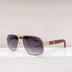 Óculos de sol para homens e mulheres designers 0652 estilo anti-ultraviolet retro óculos de moldura de moldura completa caixa aleatória