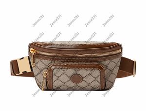 7a Bumbag designer väska män kvinnor äkta läder retro bumbag midja väskor svart väska handväskor crossbody väska fanny pack bum väska plånböcker ryggsäck med original låda