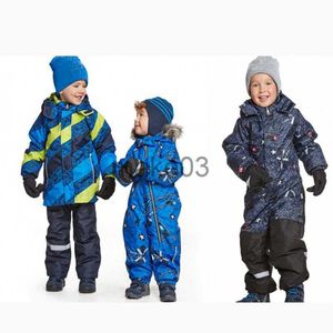 Down Coat Foreign trade of the original single tail goods children's onepiece climbing suit ski jacket cotton windproof waterproof warm J230823