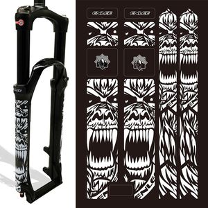 Bilbilsställen 1PC Road MTB Cykelklistermärken Limma borttagbara reporesistent skydd Sticker Resistance to Impact Bike Guard Frame Covers 230823