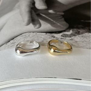 Anelli per matrimoni S Acciaio 925 Sterling Silver Irregolare regolabile regolare per le donne Prodotti di tendenza 2023 Accessori gioielli 230822