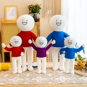 Dolls de pelúcia de 35 cm de escultura de areia xiaolan e seus brinquedos de desenhos animados de seu amigo merecem bater o presente de travesseiro decorativo para crianças 230823