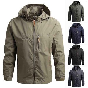 Mens Jackets Mountaineering Suit Charge Coat Windbreaker Rain Jacket Down Hunting Weather Proof Men