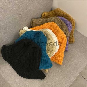 Beanie/Skull Caps Show Face Small Han Banchao Handmade Woolen Pot Hat Children's Autumn and Winter Warm Versatile Show White Knitted Fisherman Hat J230823