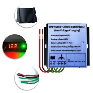 600W 800W Wind Turbine Controller MPPT Auto 12V 24V Wind Power Generating Controller With Overcharging Protection Waterproof