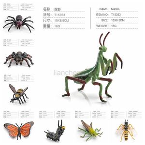 Other Supplies Simulation Insect Artificial Spider Bumblebee Butterfly Fake Caterpillar Locust Mantis Spring Festival Tricky Insect Toys Home L0823