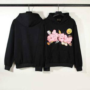 Sweatshirts Erkek Tasarımcı Hoodies Moda Sokak Giyim Drevv Skate House Gülümseyen Yüz Balon Graffiti Moda Marka Erkek ve Çift Çift Gevşek Çok Yönlü Kapşonlu S