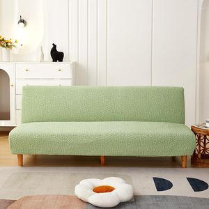 Stuhlabdeckungen Feste Farben Jacquard Sofa Betthülle Universal Größe Elastischer Couch waschbarer abnehmbarer Abzüge für Wohnzimmer
