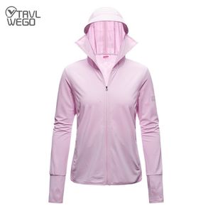 Outdoor Jackets Hoodies TRVLWEGO Long Sleeve Hoody Summer Women Sun UV Protection Quick Dry Clothing Men Hooded Jacket Thin Beach Sweatshirt 230823