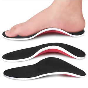 Sko delar tillbehör premium ortic gel hög båge stöd insoles pad 3d platta fötter för kvinnor män ortopedisk fotsmärta unisex 230823