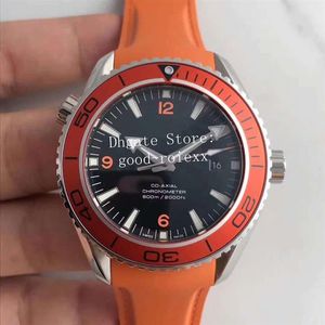 Top masculino automático Cal 8500 assistir laranja preto azul apnea James Bond 007 Ocean Diver 600m Planet Professional Rubber Strap Ban276s