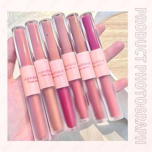 Lippenstiftfarben Lipgloss Liquid Lippenstift Make -up Lip glänzend langlebig rosa flüssiger nackte lip natürliche koreanische Lippentönung Daily Lippen Make -up 230823