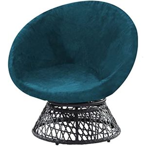 Sashes Velvet Round Saucer Chair Cover Spandex Moon Sauce Protector Camping täcker 230822