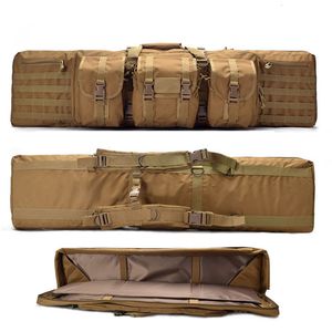Backpacking Packs Tactical Molle Bag 93cm 118cm 142 cm Gun Rifle Case Militär ryggsäck Hunting Skydd Portable 230822