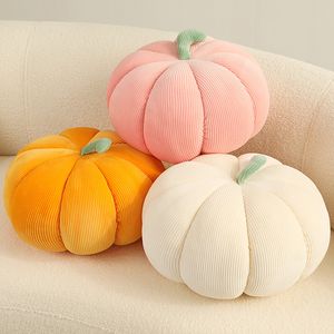 Decorative Objects Figurines 20cm Kawaii Nordic Halloween Pumpkin Plush Toy Plushie Soft Plant Stuffed Doll Holidays Props Decorative Throw Pillow for Kids 230823