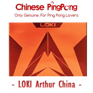 Tênis de mesa raquets Loki Arthur China de borracha super pegajosa pingue -pongue ofensiva esponja 230822