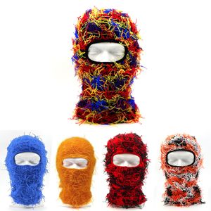 Balaclava Beanie Skull Caps Mens Winter Warm womens Full Face Shiesty Mask Ski Hats Knitted Beanies for Men Outdoor h95v#