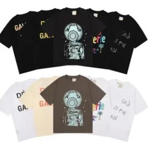 レディースメンズTシャツデザイナーギャラリスードデプトシャツアルファベット印刷トレンディトレンド基本的なカジュアルファッションルーズショートスリーブピンクウィング8 CXG8232