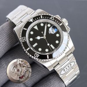 Mens Watch الآلي الميكانيكية 2836/3135/3235 حركات الساعات 40 مم من الياقوت Luminous Wristwatch 904L Stainless Strap