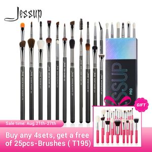 Makeup Tools Jessup Eye Brushes Set Professional Brush Synthetic Blending Eyeshadow Eyebrow Creas Shader T341 230822