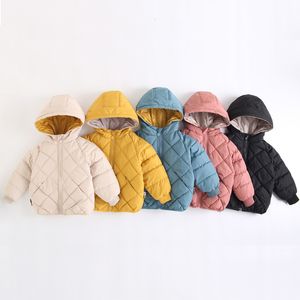 Jackets Autumn e Winter Childrens Down Cotton Coat Boys Girls Casual Fashion Brand Top 38 anos de idade 230822