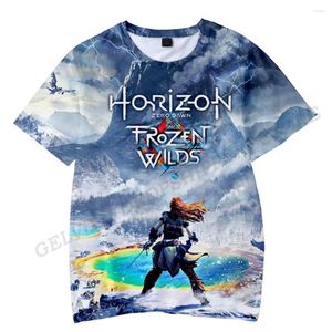 Erkekler Tişörtleri Horizon Sıfır Şafak Gömlek Erkek Kadın Moda Tişörtleri Çocuk Hip Hop Üstleri Tees Boys Tee Kısa Kol Camisetas Tshirt Oyun