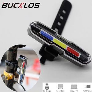 Bike Lights Light Taillight Flash Road Bicycle Rear Lamp LED Usb Charging Bright Warning Night Riding Tail Cycling Equipment 230823