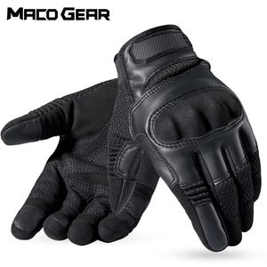 Fünf Finger Handschuhe Touchscreen Leder Tactical Handschuh Armee Radsport Militärkampf Airsoft Shooting Paintball Hunting Sport Full Finger Men 230823