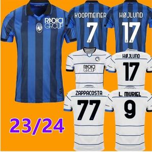 Atalanta fc futbol formaları lookman 2023 2024 muriel ilicic de roon duvan ata bc bgamasca maglia da calcio erkek çocuklar kit 23 24 boga toloi futbol gömlek üniformaları 888