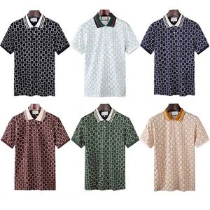 Neue Herren -Stylist Polo -Shirts Luxus Italien Männer Kleidung Kurzarm Fashion Casual Herren Sommer T -Shirt Viele Farben sind erhältlich