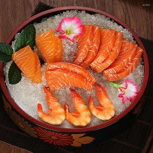 Zestawy naczyń obiadowych Japandi Decor Hangiri Oke sushi miska drewniana płyta miksująca ryż