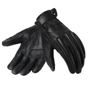 Five Fingers Gloves OZERO Mens Touch Screen Leather Motorcycle Glove Outdoor sport Full Finger Cycling Mountain Bicycle Guantes Moto 230823